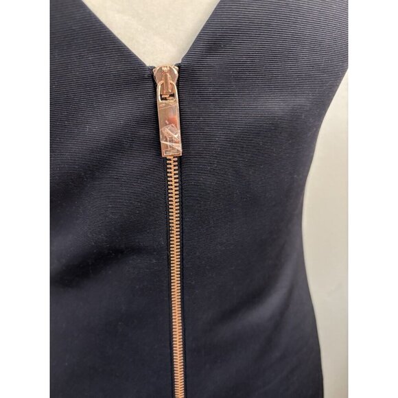 TED BAKER DALYN Magnolia Stripe Textured Dress Women Size 1 - Picture 6 of 16